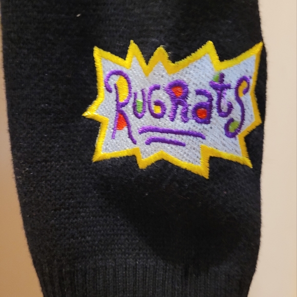 Nickelodeon Chuckie Runs Rugrats Sweater Men's Size L - Picture 2 of 5
